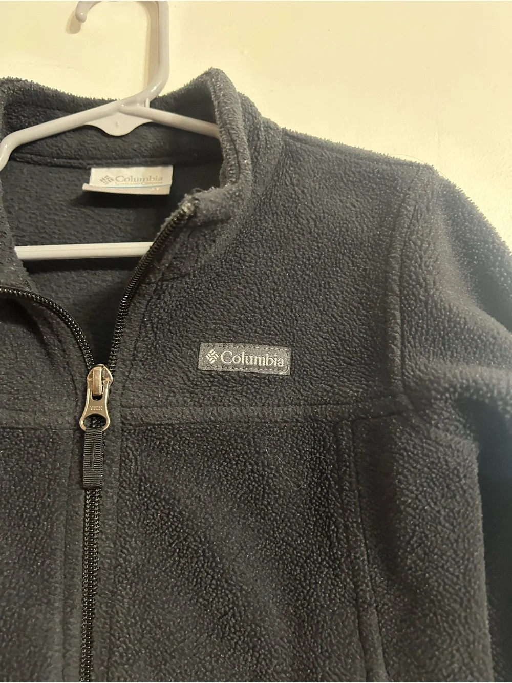 Columbia Black Kids Full-Zip Fleece Jacket